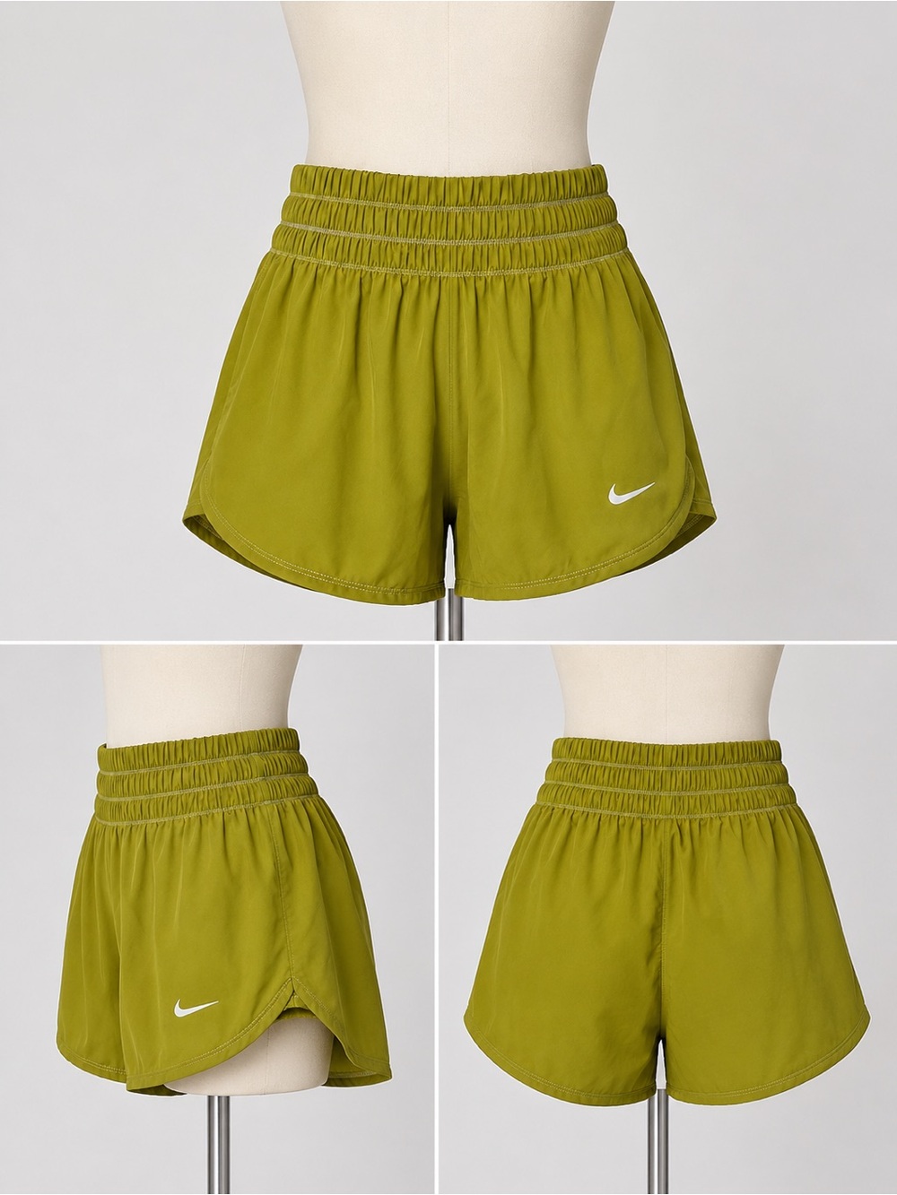 Nike Olive Green High-Waist Running Shorts NWT Sz XS 🟢